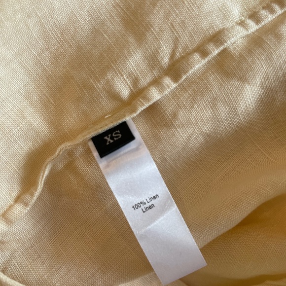 2022 spring Marissa Webb pax linen henley tunic Dress with obi belt - Picture 14 of 14